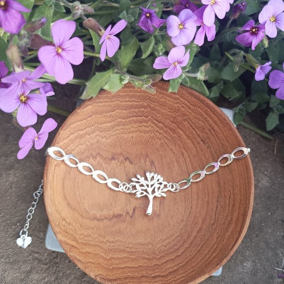 Tree of Life Sterling Silver Bracelet - Picture 1 of 7